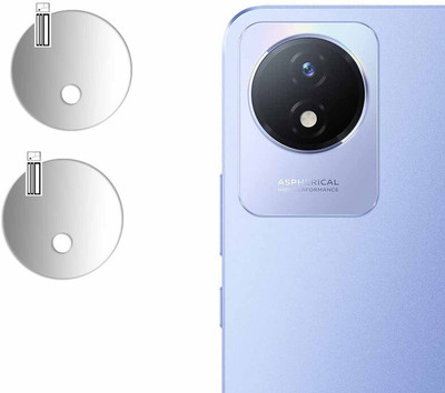 SCREENPROTECTOR Back Camera Lens Glass Protector for Vivo Y02 CAMERA(Pack of: 2)