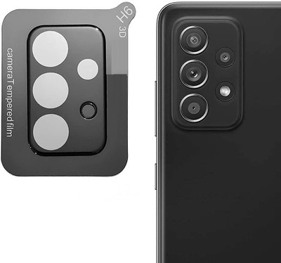 VOSKI Back Camera Lens Glass Protector for Samsung Galaxy A53 5G Edge To Edge 5D Camera Lens Protector(Pack of: 1)