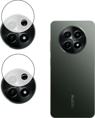 EJZATI Back Camera Lens Glass Protector for REALME C65 5G, BACK CAMERA LENS PROTECTOR(Pack of: 2)