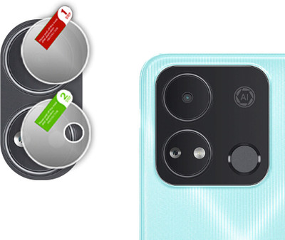 DAFFIN Back Camera Lens Glass Protector for itel A04(Pack of: 1)