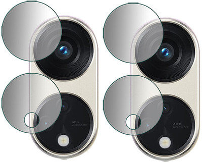 DOUMOF Back Camera Lens Glass Protector for Back Camera of OPPO Reno8T 5G(Pack of: 2)