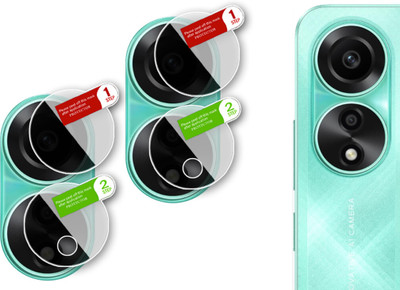 DAFFIN Back Camera Lens Glass Protector for OPPO A78(Pack of: 2)