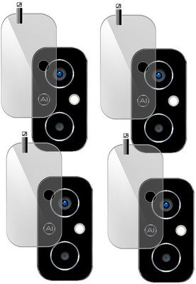 DAFFIN Back Camera Lens Glass Protector for POCO C55(Pack of: 4)