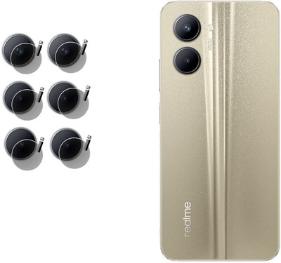DAFFIN Back Camera Lens Glass Protector for realme C33(Pack of: 3)