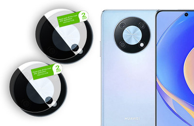 DAFFIN Back Camera Lens Glass Protector for Huawei nova Y90(Pack of: 2)