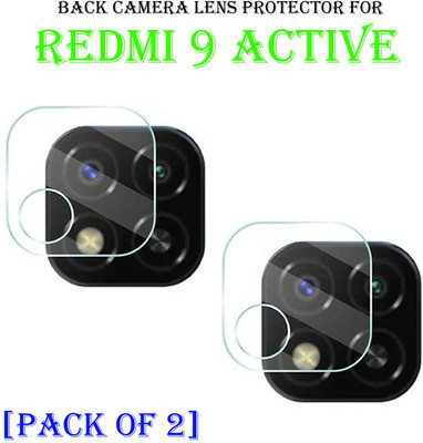 Ychroze Back Camera Lens Glass Protector for Redmi 9 Active(Pack of: 2)