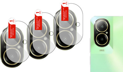 DAFFIN Back Camera Lens Glass Protector for REALME C67 4G(Pack of: 3)
