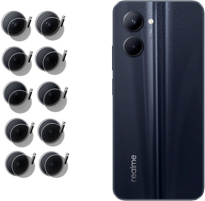DAFFIN Back Camera Lens Glass Protector for realme C33(Pack of: 5)