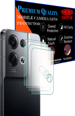 DAFFIN Back Camera Lens Glass Protector for OPPO Reno8 Pro 5G(Pack of: 4)