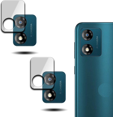 Hi-Cam Back Camera Lens Glass Protector for ~ Motorola Moto E13(Pack of: 2)