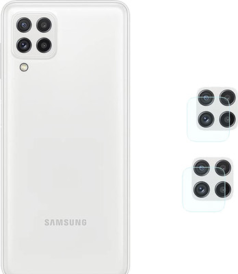 EJZATEX Back Camera Lens Glass Protector for SAMSUNG GALAXY A22, BACK CAMERA LENS(Pack of: 2)