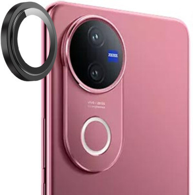 MagicalTech Back Camera Lens Glass Protector for Vivo V50 5G ,Black Camera Ring [ Case-Friendly] (Pack of: 1)(Pack of: 1)
