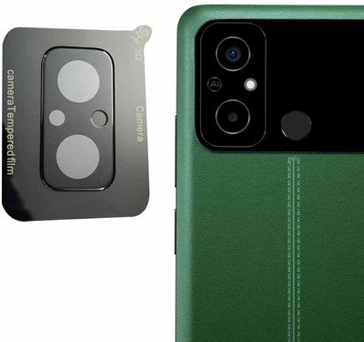 SCREENPROTECTOR Back Camera Lens Glass Protector for Poco C55 CAMERA GLASS(Pack of: 2)