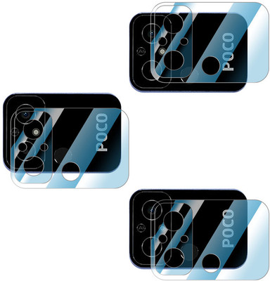 Enlenea Back Camera Lens Glass Protector for Xiaomi Poco C55(Pack of: 3)