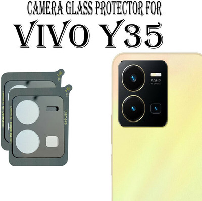 YCHROZE Back Camera Lens Glass Protector for Vivo Y35(Pack of: 2)