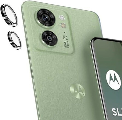 KHR Back Camera Lens Ring Guard Protector, Camera Lens Glass Protector for motorola edge 40 Alloy Ring, Edge to Edge Coverage and Easy Installation(Pack of: 2)