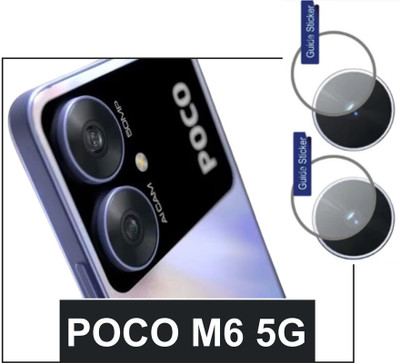 Olonga Back Camera Lens Glass Protector for POCO M6 5G, M6 5G CAMERA GLASS, XIAOMI POCO M6 5G(Pack of: 1)
