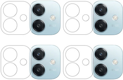 ISAAK Back Camera Lens Glass Protector for OPPO A3 5G, OPPO A3x(Pack of: 4)