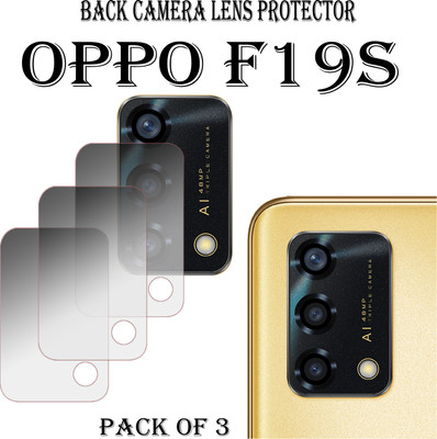 EJZATI Back Camera Lens Glass Protector for OPPO F19s(Pack of: 3)