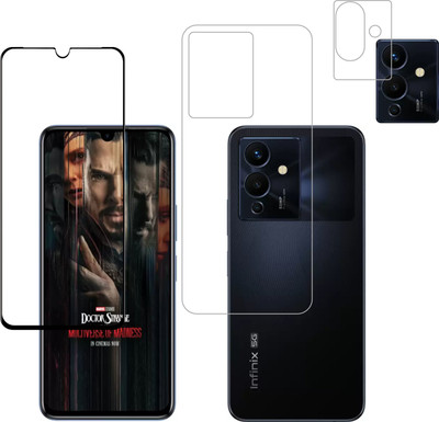 Vatsin Front & Back Camera Lens Glass Protector for Infinix Note 12 Pro 5G, Front and Back Tempered Glass for Infinix Note 12 Pro 5G(Pack of: 3)