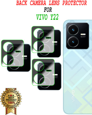 ejzatex Back Camera Lens Glass Protector for VIVO Y22(Pack of: 3)