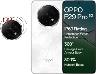 EJZATEX Back Camera Lens Glass Protector for OPPO F29 PRO 5G, BACK CAMERA LENS PROTECTOR(Pack of: 3)