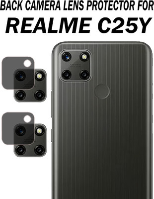 ejzatex Back Camera Lens Glass Protector for REALME C25Y(Pack of: 2)