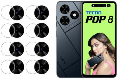 ISAAK Back Camera Lens Glass Protector for Tecno Pop 8(Pack of: 4)