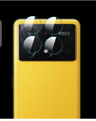 Ahwaveeda Back Camera Lens Glass Protector for POCO X6 PRO CAMERA LENS (PACK OF 2)(Pack of: 1)