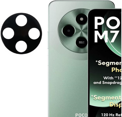 ASVALBUY Back Camera Lens Glass Protector for POCO M7 5G, POCO M7(Pack of: 1)