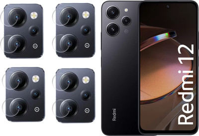 ISAAK Back Camera Lens Glass Protector for Redmi 12 4G(Pack of: 4)