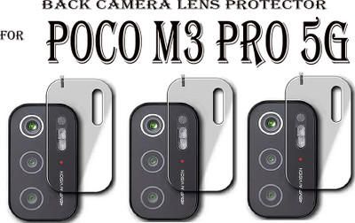 EJZATEX Back Camera Lens Glass Protector for POCO M3 PRO 5G(Pack of: 3)