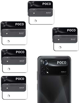 LIGHTWINGS Back Camera Lens Glass Protector for Xiaomi Poco M4 PRO(Pack of: 5)