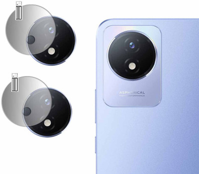 DOUMOF Back Camera Lens Glass Protector for Vivo Y02 CAMERA(Pack of: 2)