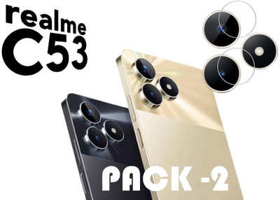 S9HUB Back Camera Lens Glass Protector for REALME C53 SERIES(Pack of: 2)