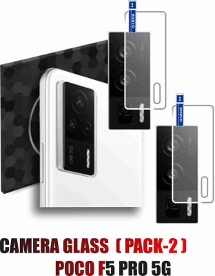 FINCH Back Camera Lens Glass Protector for POCO F5 PRO 5G(Pack of: 2)