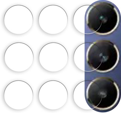 ARBAN Back Camera Lens Glass Protector for vivo T3 5G CAMERA LENS PROTECTOR(Pack of: 3)