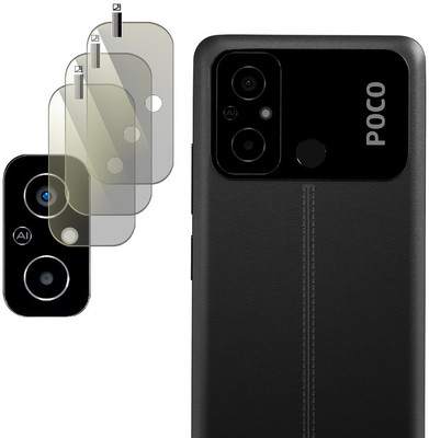 DAFFIN Back Camera Lens Glass Protector for POCO C55(Pack of: 3)