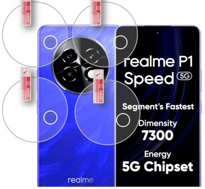 KHWABEEDA Back Camera Lens Glass Protector for REALME P1 SPEED 5G CAMERA LENS( PACK OF 4)(Pack of: 4)