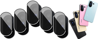 DAFFIN Back Camera Lens Glass Protector for VIVO X200FE(Pack of: 5)
