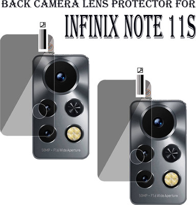 ejzatex Back Camera Lens Glass Protector for INFINIX NOTE 11S(Pack of: 2)