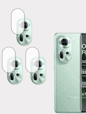 EJZATI Back Camera Lens Glass Protector for OPPO RENO 11 5G, BACK CAMERA LENS PROTECTOR(Pack of: 3)