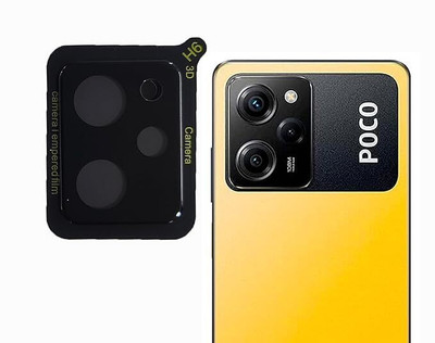 Aaruteck Back Camera Lens Glass Protector for Poco X5 Pro 5G Camera Protector(Pack of: 1)