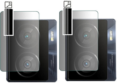 YCHROZE Back Camera Lens Glass Protector for IQOO Z7x 5G(Pack of: 2)