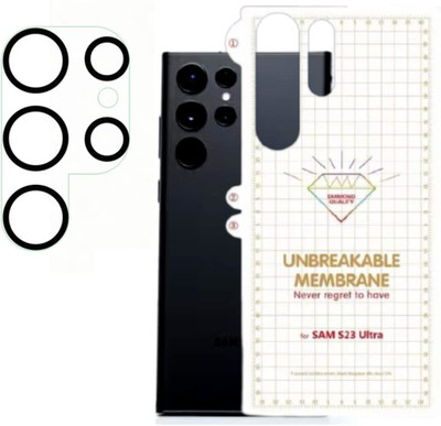 BALPHA Back Camera Lens Glass Protector for Samsung Galaxy S23 Ultra 5G Ultra and Membrane Back(Pack of: 2)