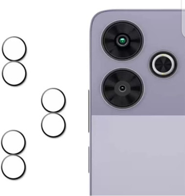 DOWRVIN Back Camera Lens Glass Protector for POCO M6 PLUS CAMERA LENS ( PACK OF 3)(Pack of: 3)