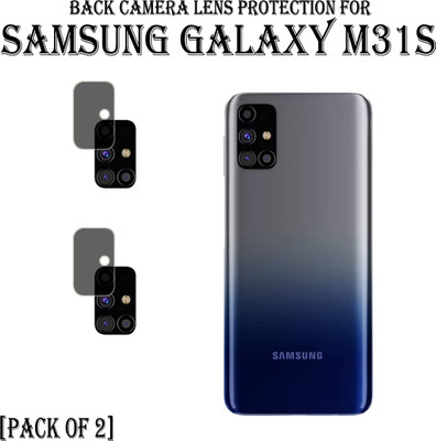 ejzatex Back Camera Lens Glass Protector for SAMSUNG GALAXY M31s(Pack of: 2)