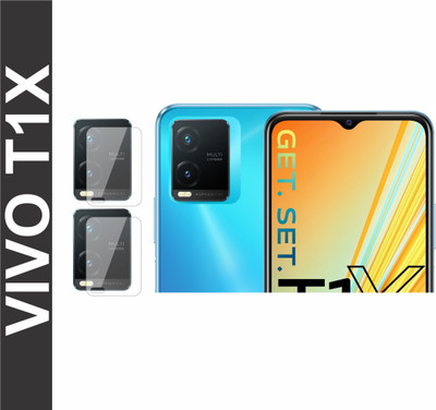 Clickbit Back Camera Lens Glass Protector for VIVO T1X(Pack of: 2)