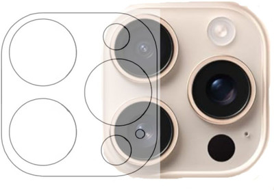 ISAAK Back Camera Lens Glass Protector for iPhone 16 Pro(Pack of: 1)