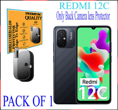 DAFFIN Back Camera Lens Glass Protector for Redmi 12C(Pack of: 1)